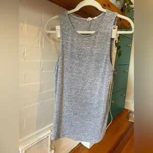 Grey Gap Tank Top